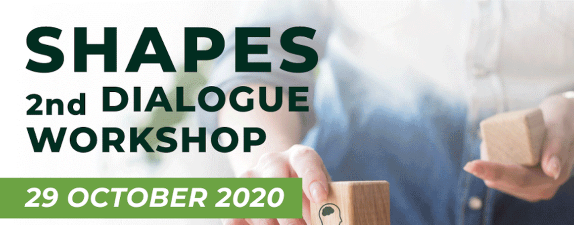 SHAPES 2nd Dialogue Workshop poster 29th October 2020