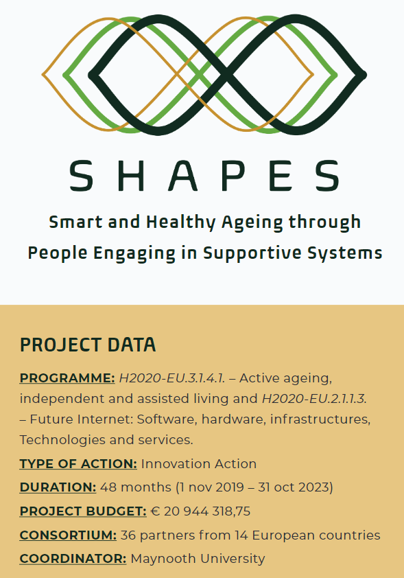 First page of the SHAPES online brochure