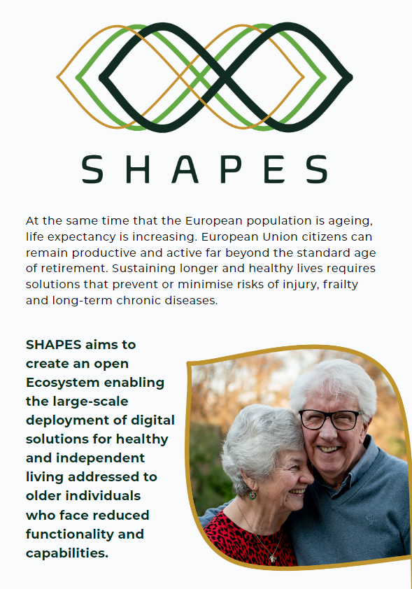 First page of the SHAPES online flyer