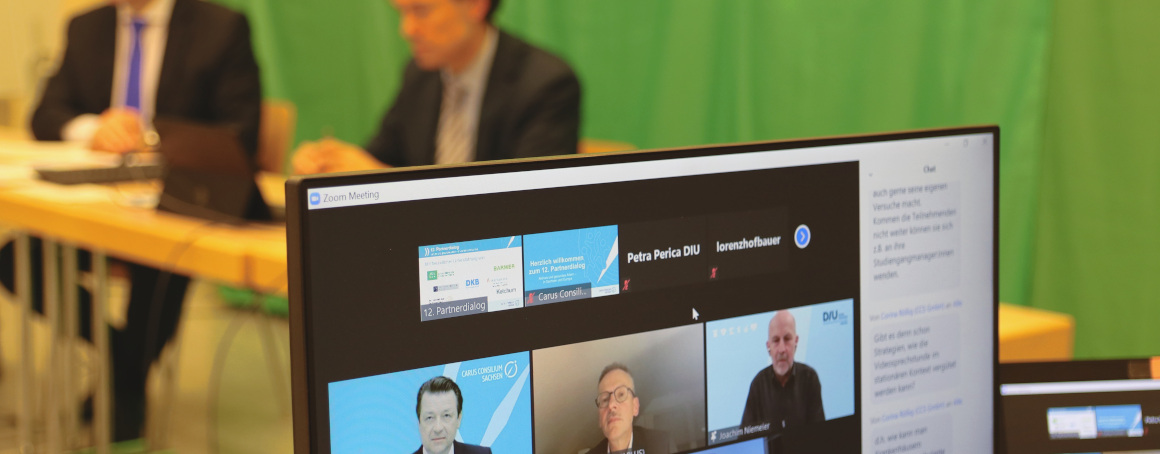Virtual panel discussion during the CCS Partner Dialogue that addressed the topic “Digital health platforms: Isolated silos or pan-European enablers?”